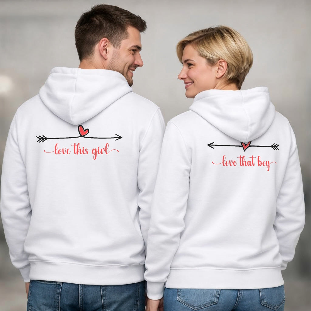 love this girl/that boy - Kuschel Hoodie Bündel