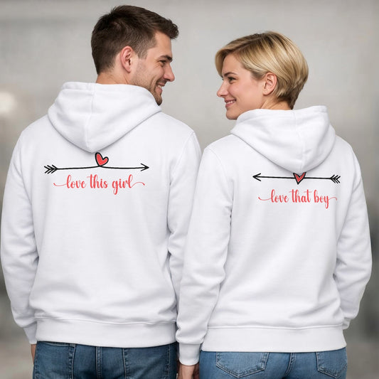 love this girl/that boy - Kuschel Hoodie Bündel