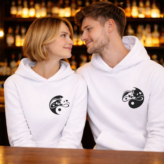 Her heart - His heart - Kuschel Hoodie Bündel