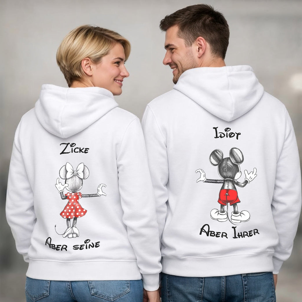 Zicke/Idiot - Kuschel Hoodie Bündel