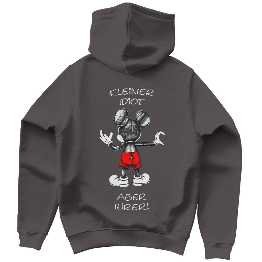Herren Hoodie (Linksgänger) - Kleiner Idiot - aber ihrer!