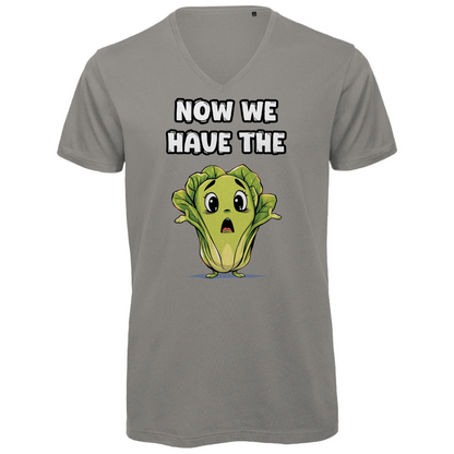 Unisex Premium V-Neck T-Shirt - Now we have the salad