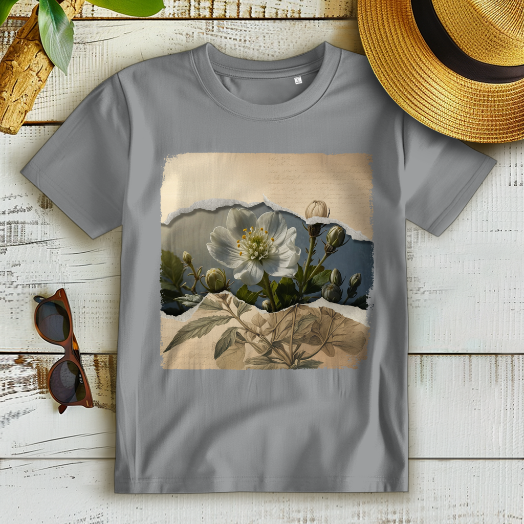 Damen Premium T-Shirt - Voynich Blume