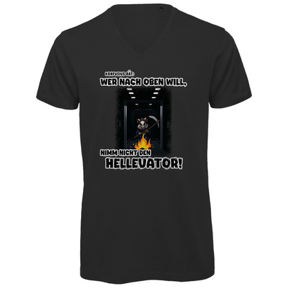 Unisex Premium V-Neck T-Shirt - Nimm nicht den Hellevator