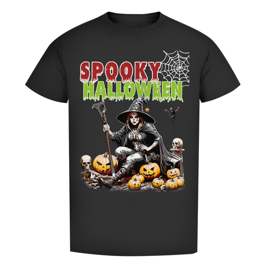 Herren Premium Bio T-Shirt Spooky Halloween - Bewitched