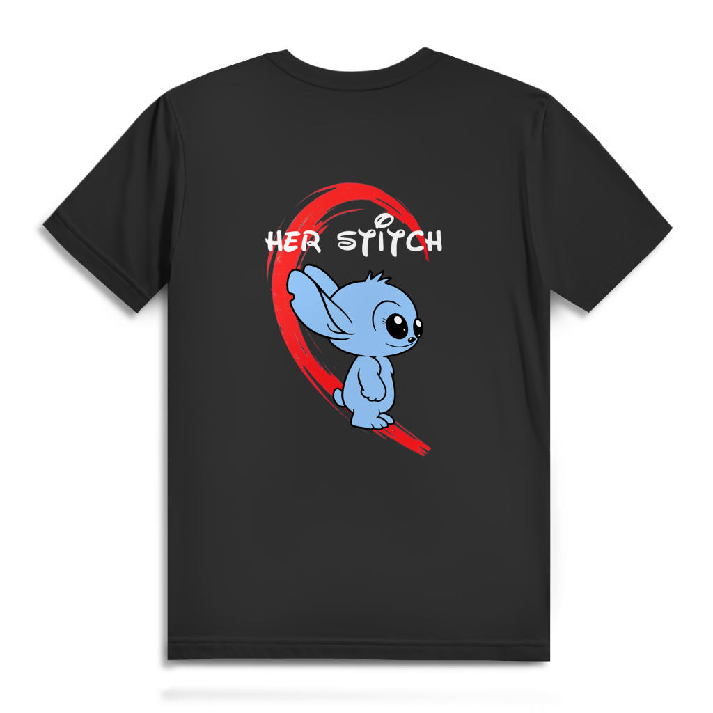 Herren Premium T-Shirt - "Her stitch"