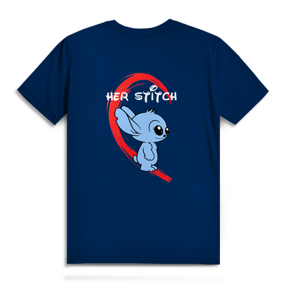Herren Premium T-Shirt - "Her stitch"