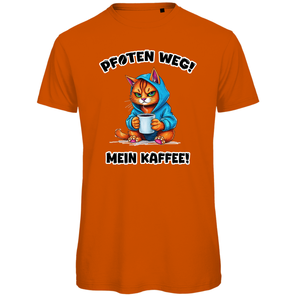 Unisex Premium T-Shirt - Pfoten weg! Mein Kaffee!