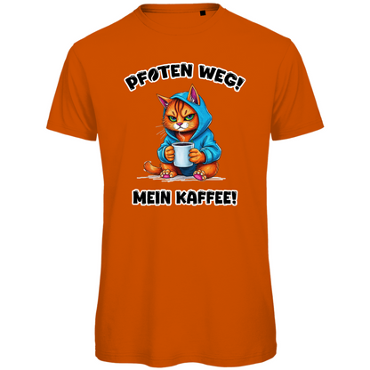 Unisex Premium T-Shirt - Pfoten weg! Mein Kaffee!
