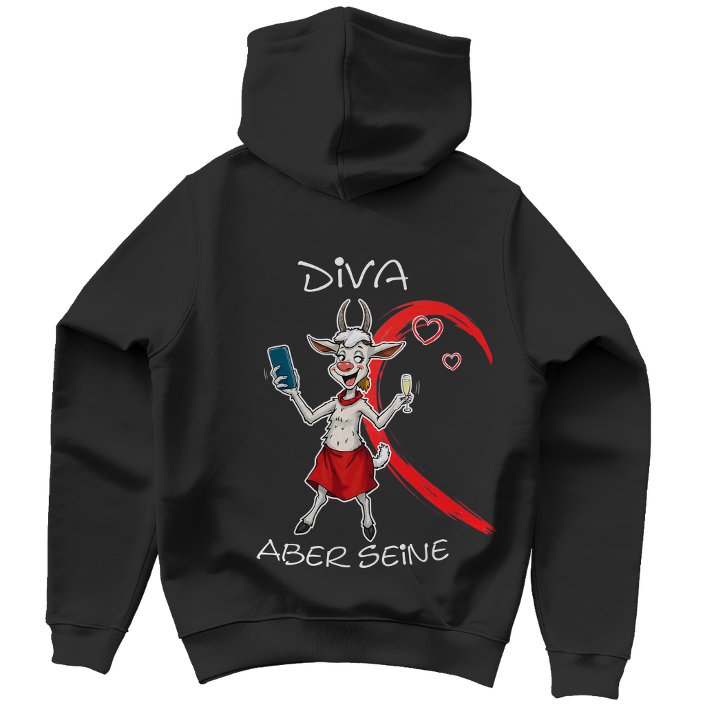 Damen Hoodie - Diva - aber seine