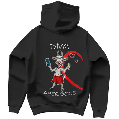 Damen Hoodie - Diva - aber seine