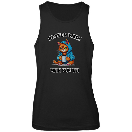 Unisex Premium Tank Top - Pfoten weg! Mein Kaffee!