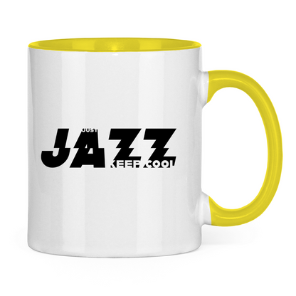 Tasse zweifarbig - Keep cool - Just Jazz
