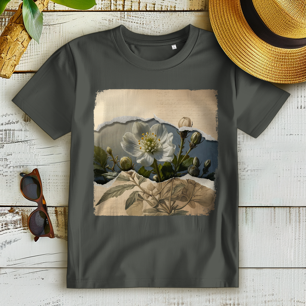 Damen Premium T-Shirt - Voynich Blume