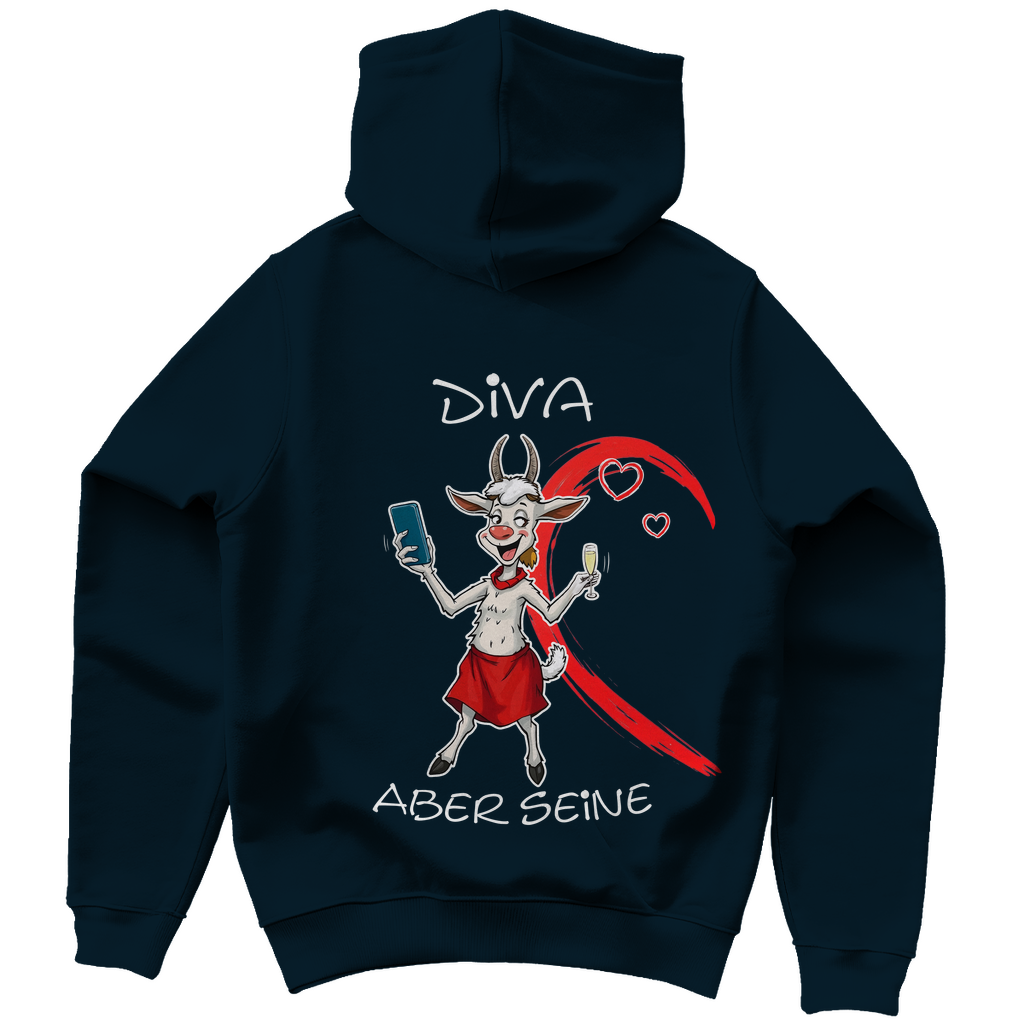 Damen Hoodie - Diva - aber seine