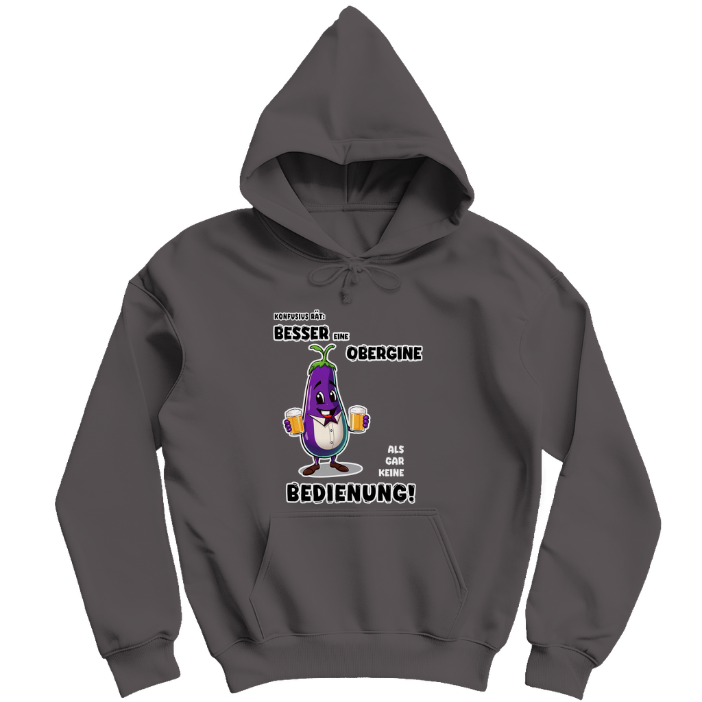 Unisex Hoodie - Besser eine Obergine ...