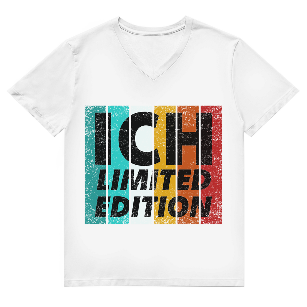 Unisex Premium T-Shirt (V-Kragen) - Ich - Limited Edition