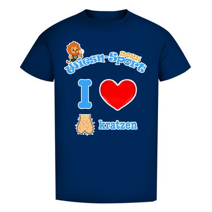 In diesem Fall: Herren Premium T-Shirt Wiesn-Sport 2025 - I love Sack kratzen