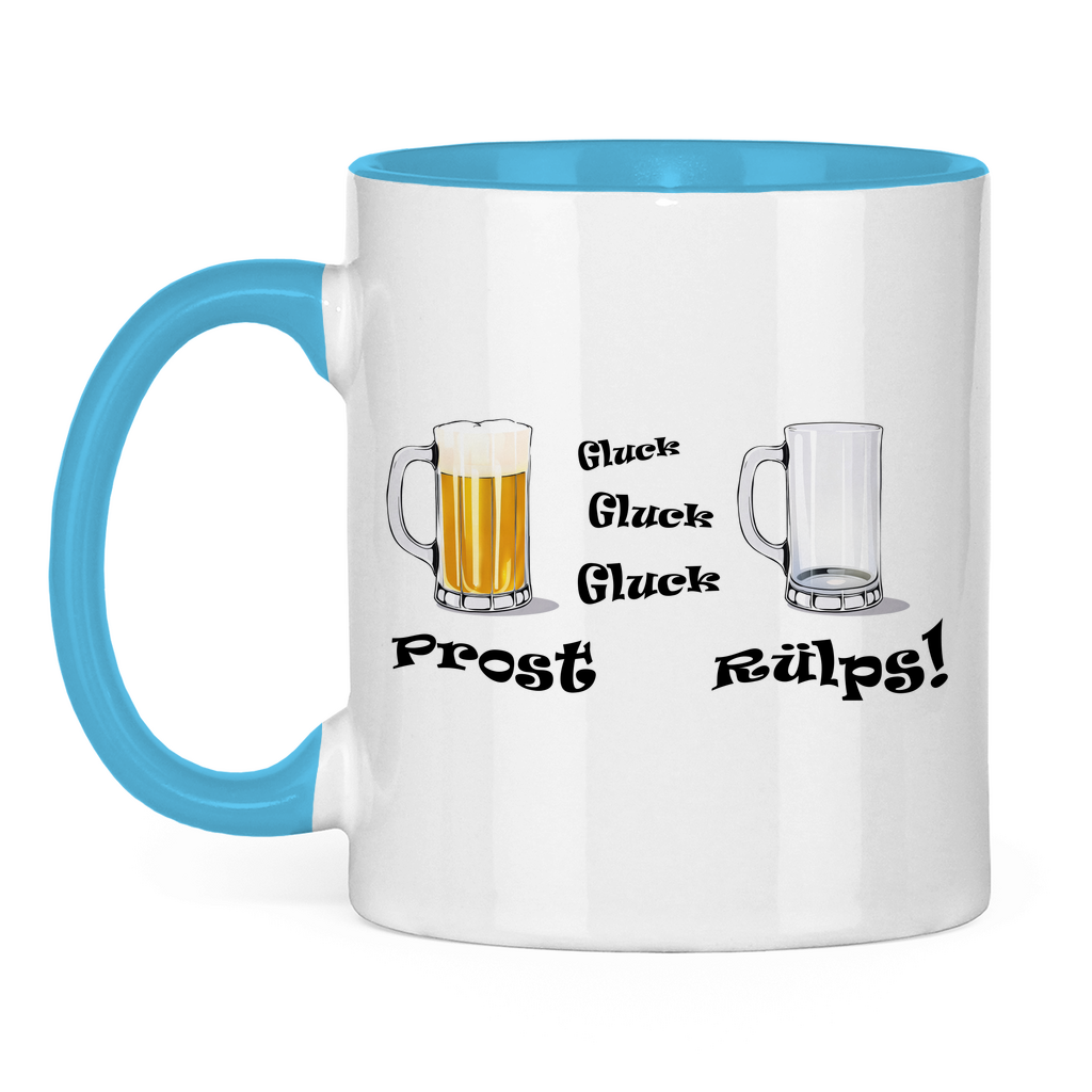 Tasse zweifarbig Hopp und weg