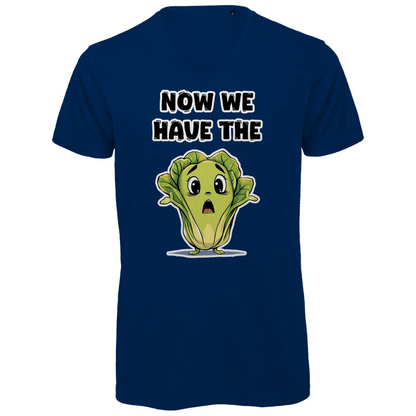 Unisex Premium V-Neck T-Shirt - Now we have the salad