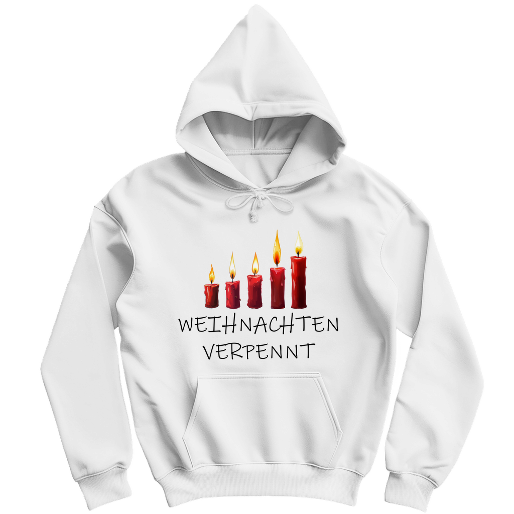 Unisex Hoodie - Weihnachten verpennt (Frontdruck)