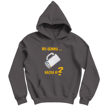 Unisex Hoodie - Wo gemma nacha hi? (zweiseitig)
