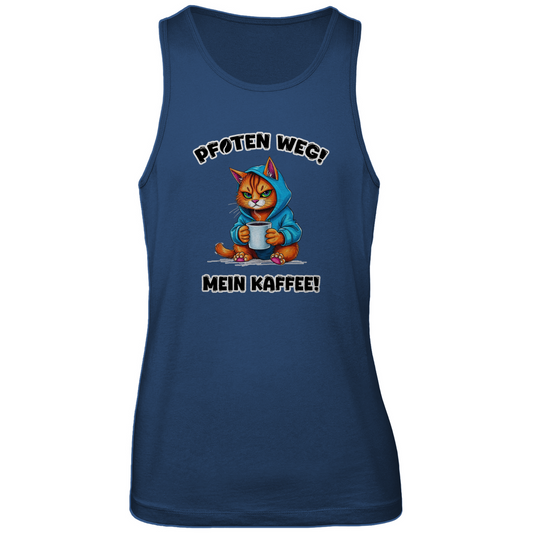 Unisex Premium Tank Top - Pfoten weg! Mein Kaffee!