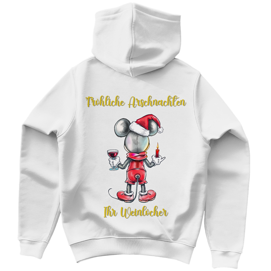 Herren Hoodie - Fröhliche Arschnachten - ihr Weinlöcher