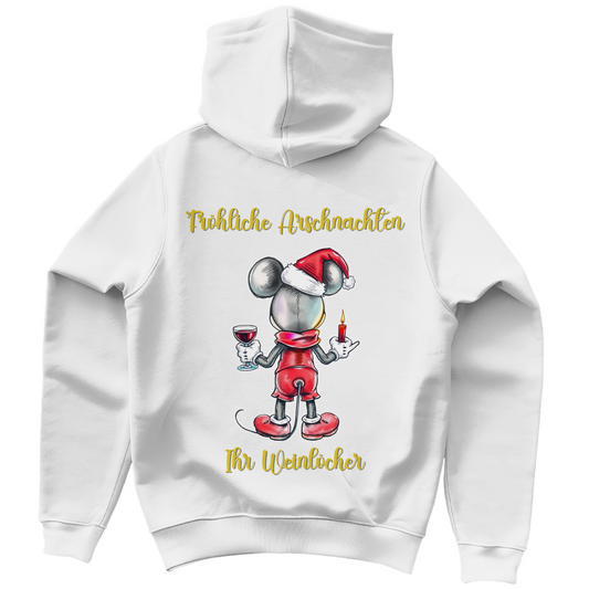 Herren Hoodie - Fröhliche Arschnachten - ihr Weinlöcher