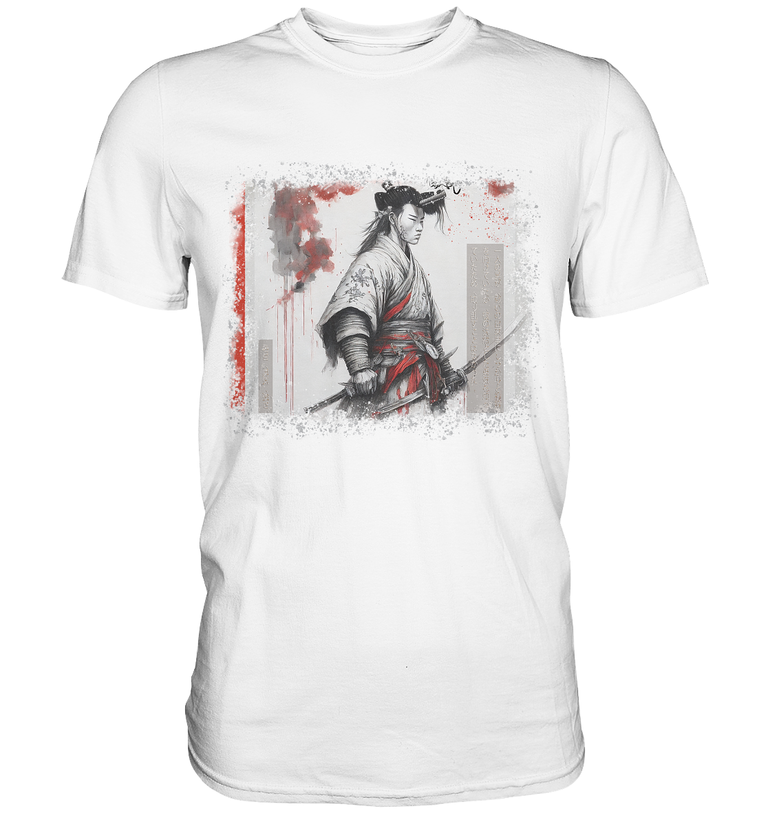 Samurai Summer - Shirt im Japan-Stil