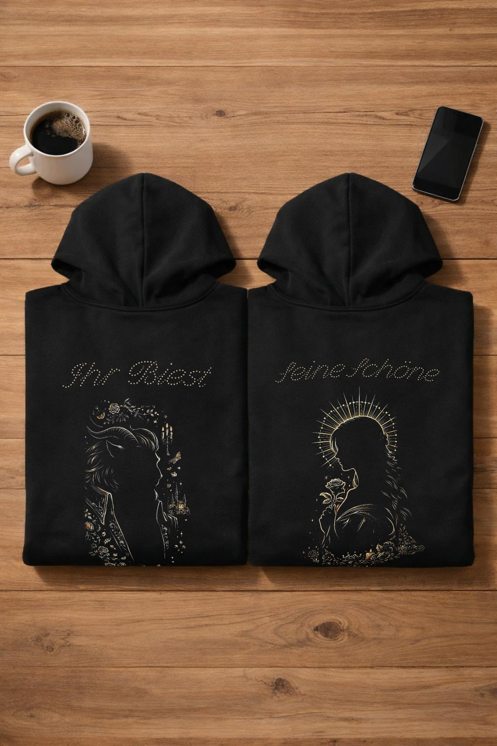 Seine Schöne/Ihr Biest -  Couple Hoodie Bundle