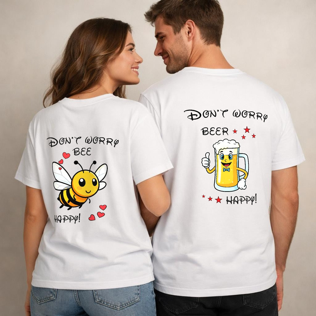 Happy beer and bee - Kuschel T-Shirt Bündel