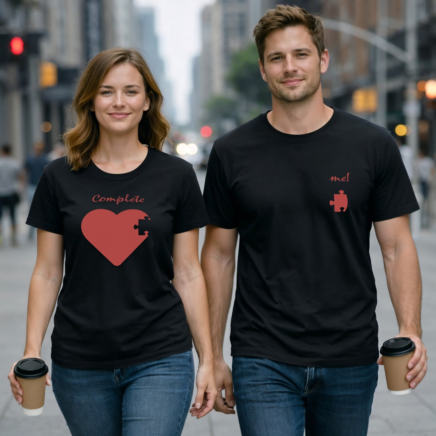 Heart-Parts / T-Shirt Pärchen Set