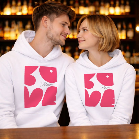Love Mama/Love Papa - Kuschel Hoodie Bündel